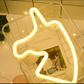 FA-A19 Unicorn Head Neon Sign Lamp USB And Battery Operated