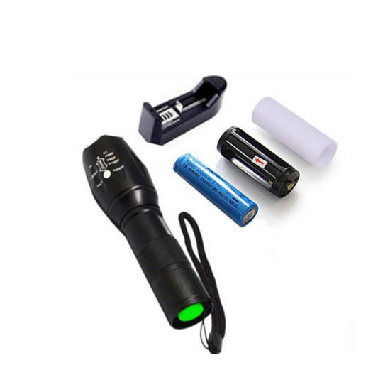 Rechargeable LED Flashlight Portable Torch Light 800 lumens
