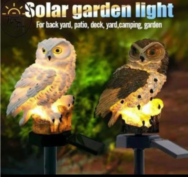 Owl Design Solar Garden Light