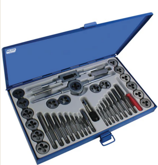 Metric Tap & Die Set Carbon Steel 40pc