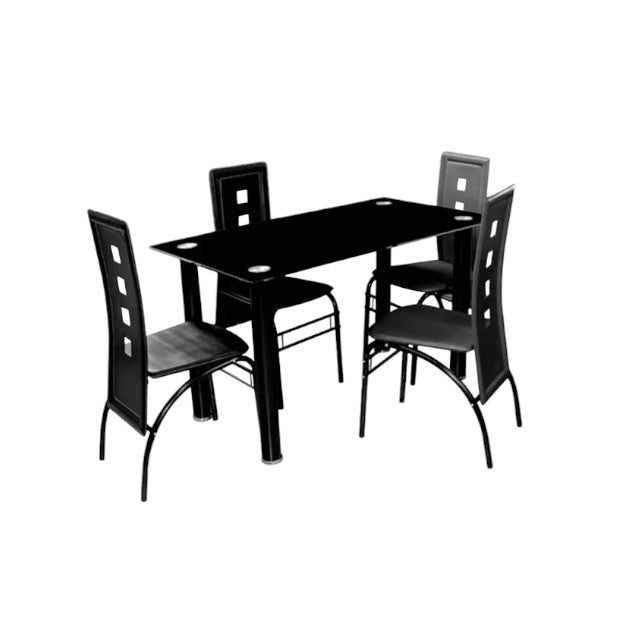 Dining Set Glass 5 Pieces