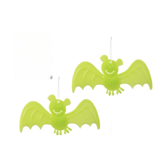 Green Halloween Plastic Bats