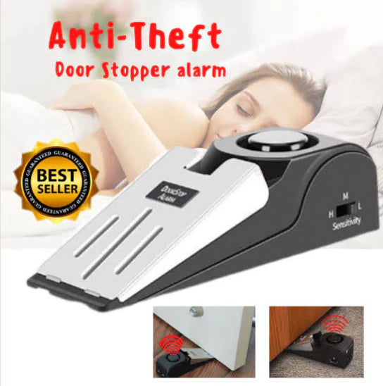 Portable Door Stop Stippers Wedge Security Alarm
