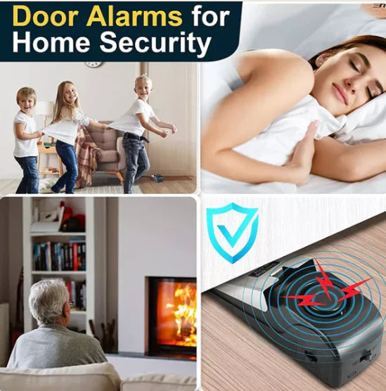 Portable Door Stop Stippers Wedge Security Alarm