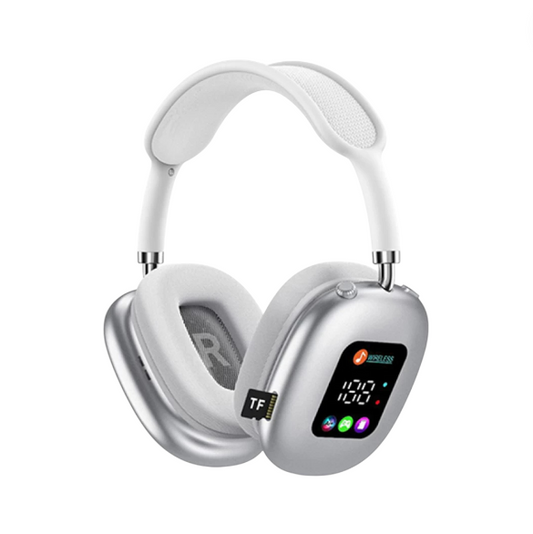 MTech Bluetooth Headset – Bluetooth 5.4, Hi-Fi Sound, ANC, Micro SD Slot, Digital Display
