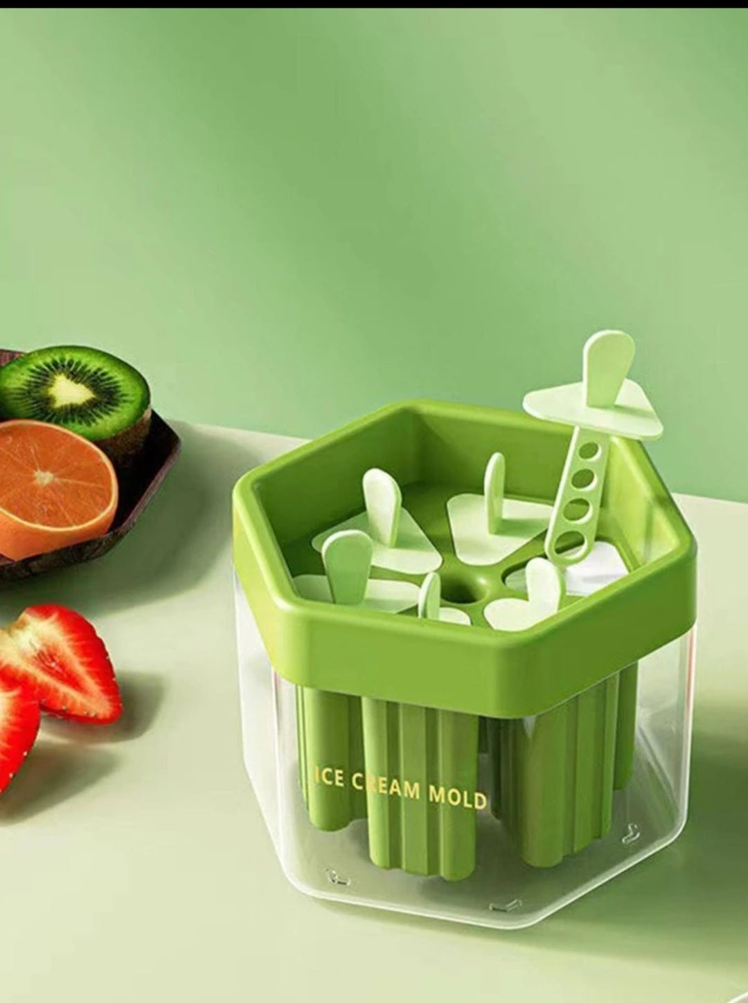 Homemade Silicone Popsicle Maker- Green