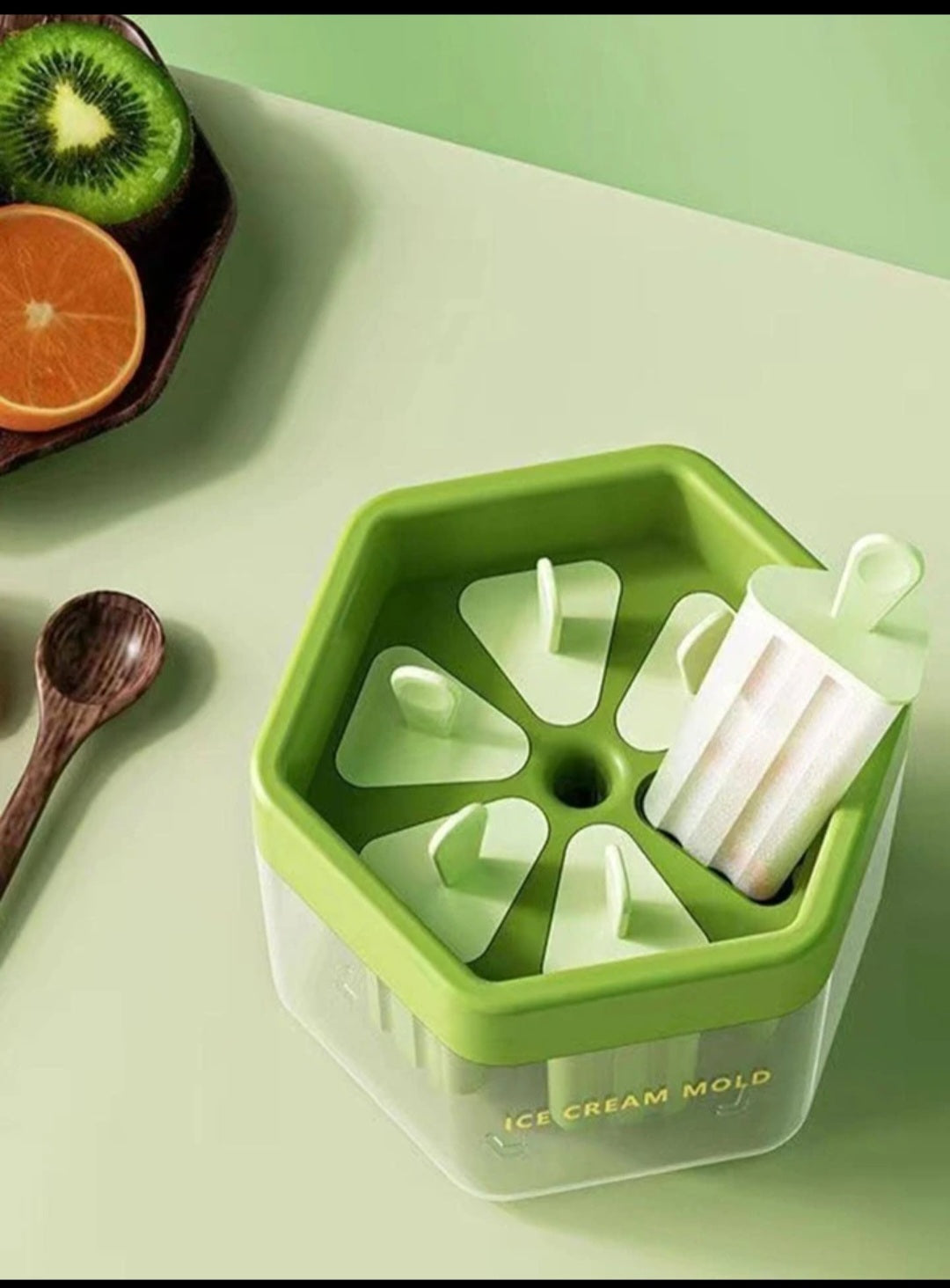 Homemade Silicone Popsicle Maker- Green