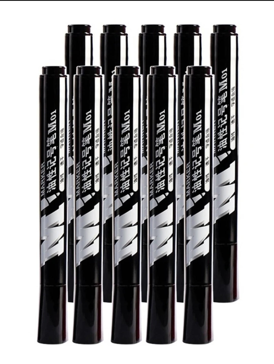 Waterproof and Oil-Proof Markers 10pcs