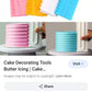4pcs Cake Decoration Plastic Scrapers