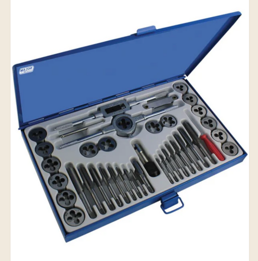 Metric Tap & Die Set HSS 40pc