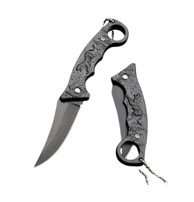 Outdoor Stainless Steel Hunting Camping Survival Folding Pocket Knife