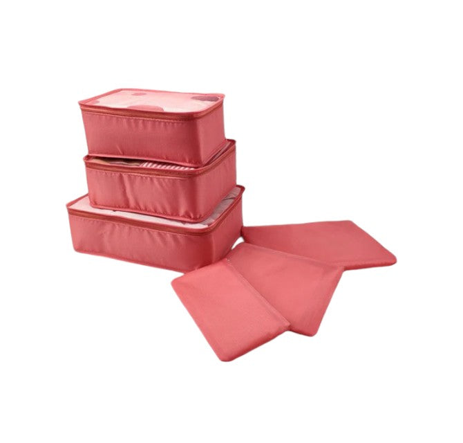 Six-Piece Luggage Organiser Pouch Set