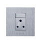 4x4 Single Socket  Silver  Design
