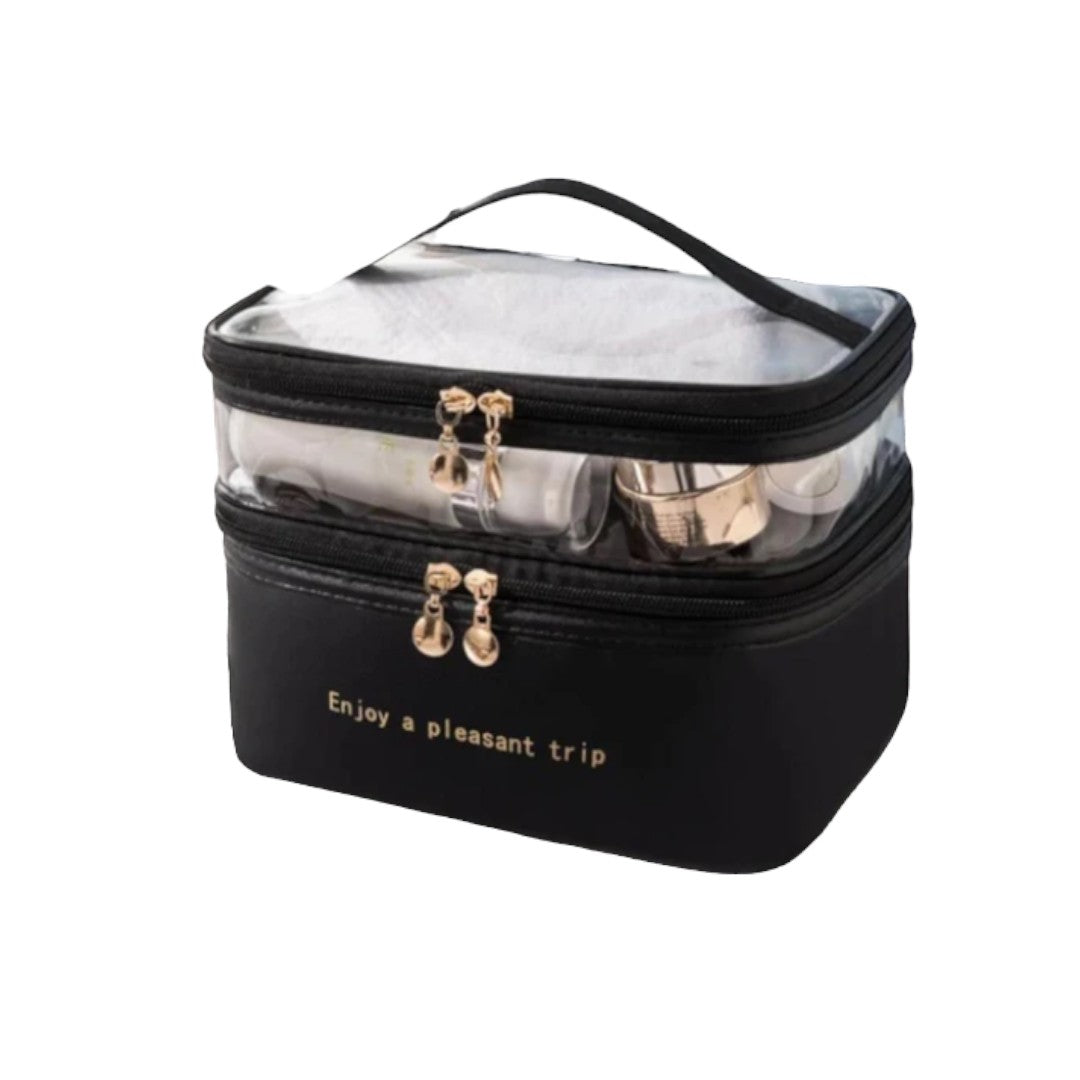 Cosmetic Bag, Double Layer