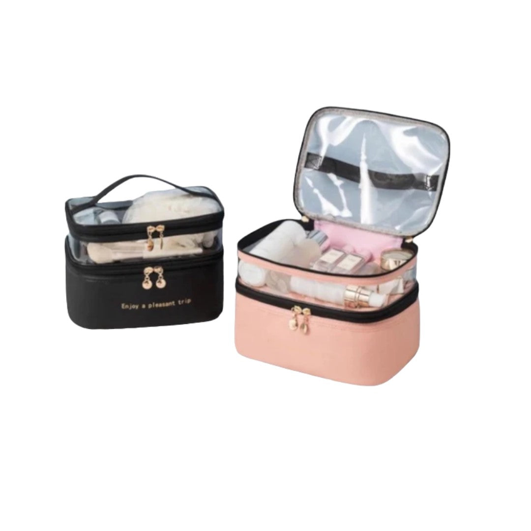 Cosmetic Bag, Double Layer