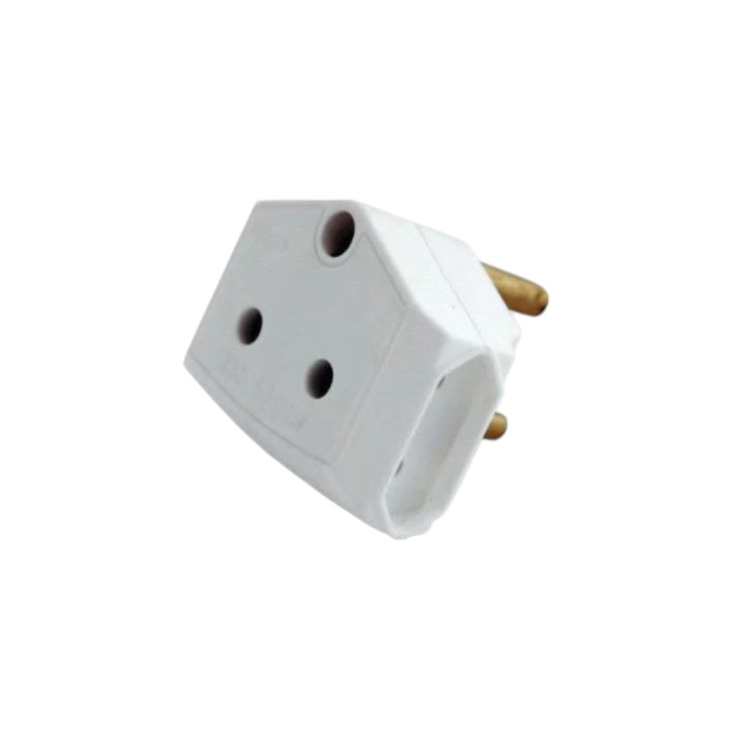 MultiPlug Power Socket Adapter 1x16a 3pin,2x5a Euro