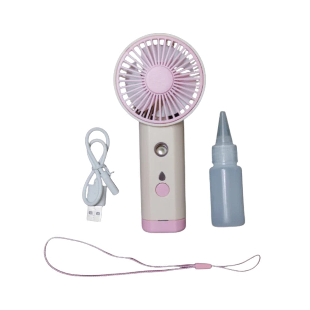 Handheld Fan with Humidifier, Portable
