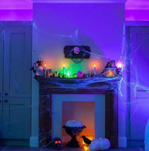 Halloween Decoration Cotton Thread Spider Web