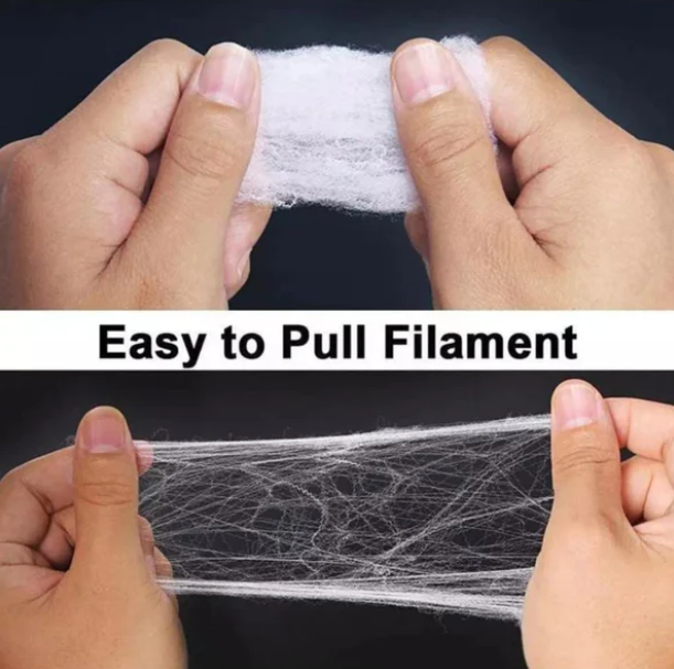 Halloween Decoration Cotton Thread Spider Web