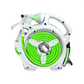 MHome Portable Hose Reel 15M – 7-Pattern Water Spray Garden Hose Reel with Wall Mount
