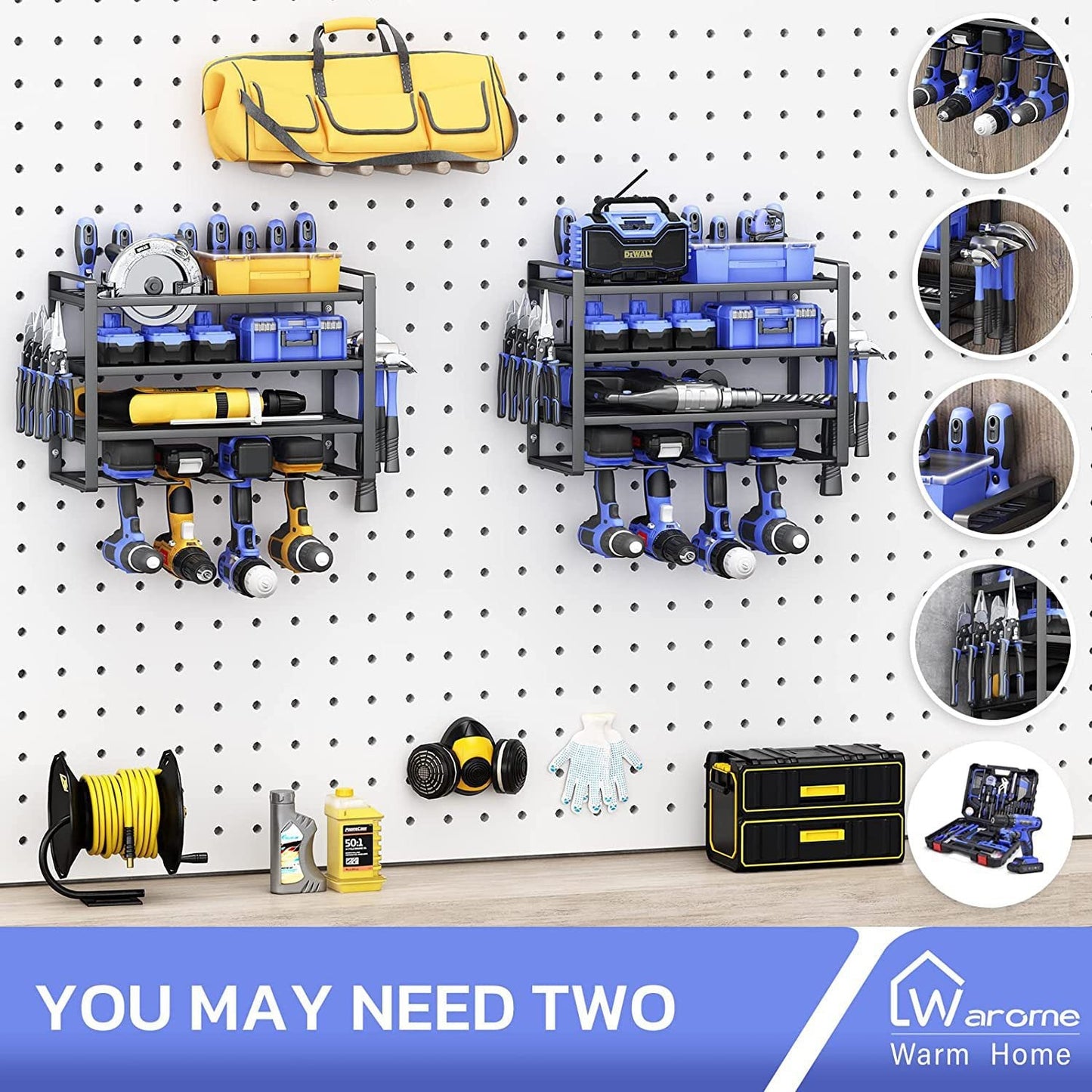 Wall-Mounted Tools Storage Rack – Megamall Online Store