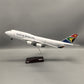 South African Airways Boeing 747-300 ZS-SAK Airplane Model 45cm - 1:150 Resin/Metal Alloy Mould Jet with Display Stand