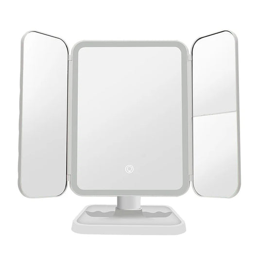 Wolulu Rechargeable 76 LED Makeup Mirror With Three lighting Modes