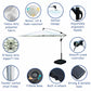 MHome Aluminium Cantilever Patio Umbrella With Base 3M– Outdoor Shade