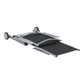 MFurn Comfort Wheeled Adjustable Garden Chaise Lounger With Aluminium Frame
