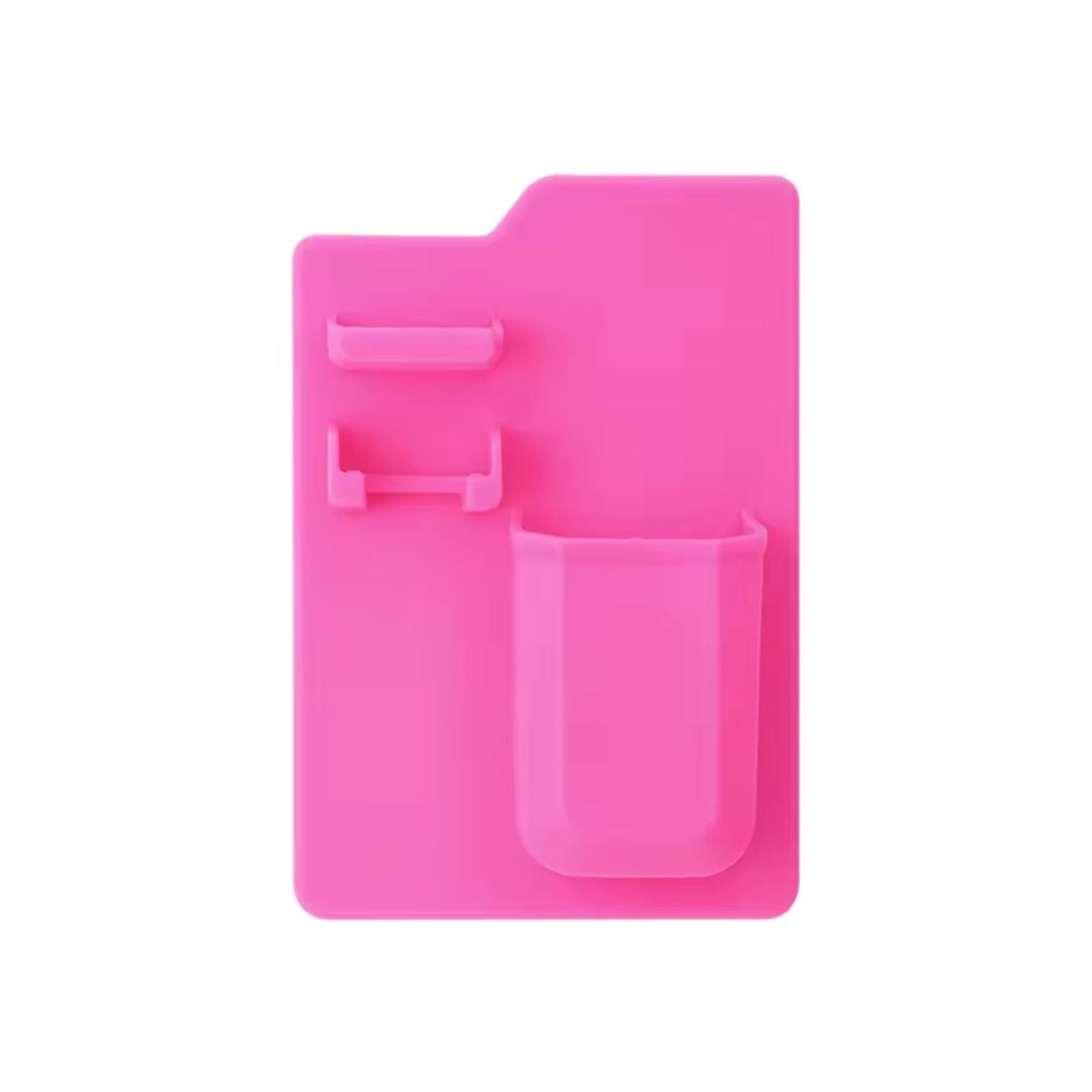 MHome Non-perforated Silicone Bathroom Wall Storage Organizer – Toothbrush & Razor Holder Various Options