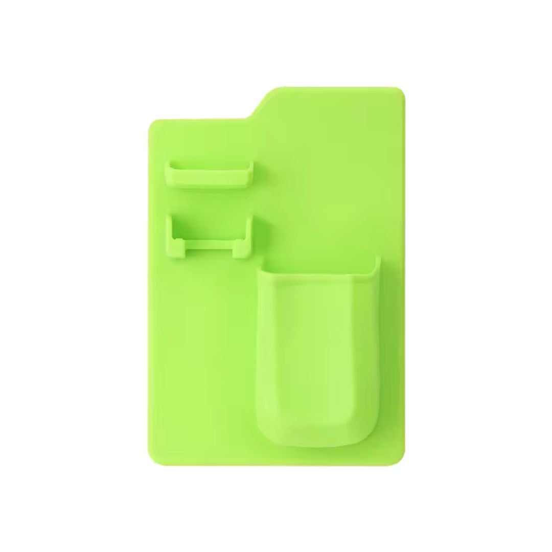 MHome Non-perforated Silicone Bathroom Wall Storage Organizer – Toothbrush & Razor Holder Various Options