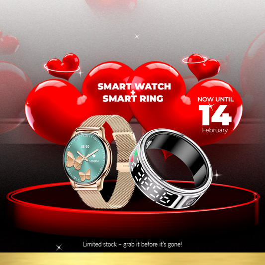 Smart Watch + Smart Ring Set