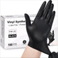 MHome Black Nitrile Disposable Gloves
