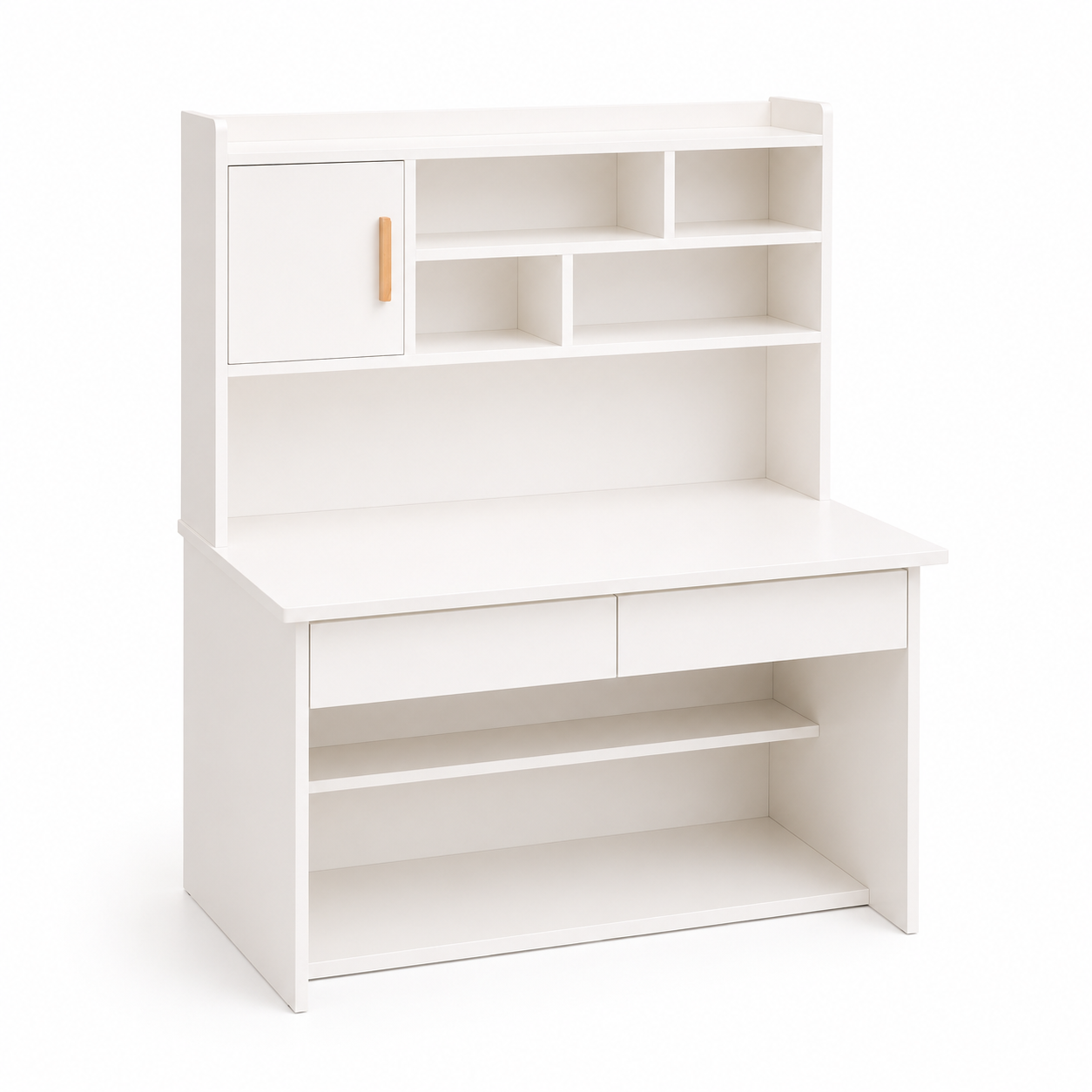 MFurn Multi-Storage Office Desk With Hutch