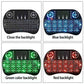 Mini Wireless Keyboard Rechargeable LED Backlit Air Mouse