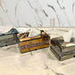 High-end Light Luxury Glass Tissue Box - Living Room / Bedroom / Desktop