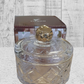 Multipurpose crystal glass container.