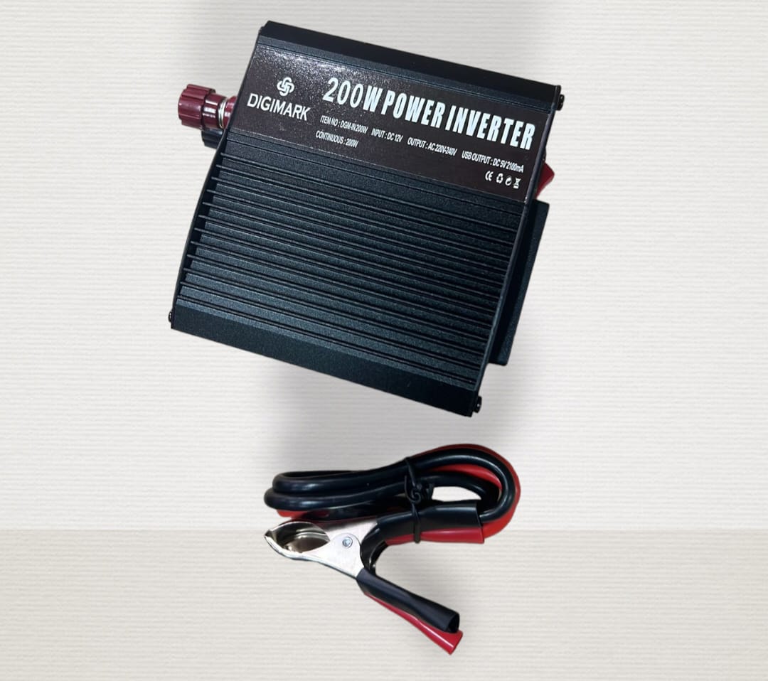 DIGIMARK - POWER INVERTER 200 WATT INVERTER 12V – Megamall Online Store