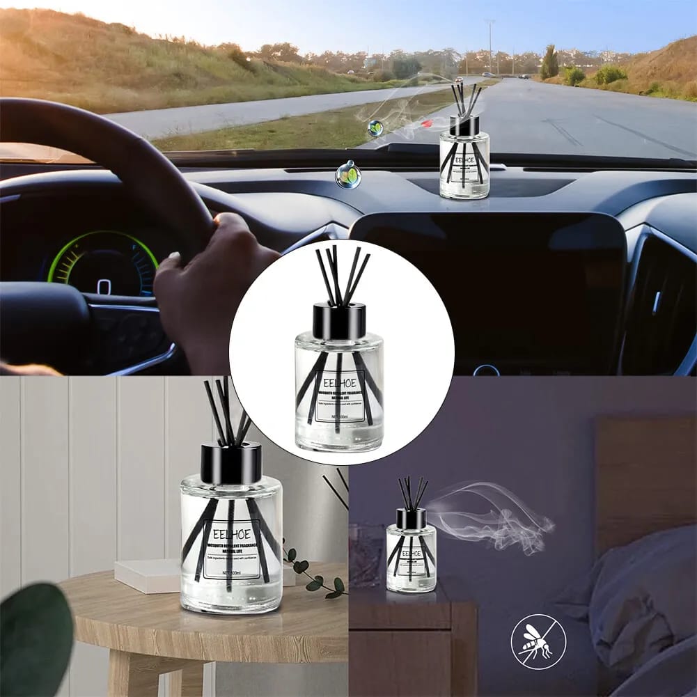Aromatherapy Diffuser Natural For with 5 Diffuser Stick