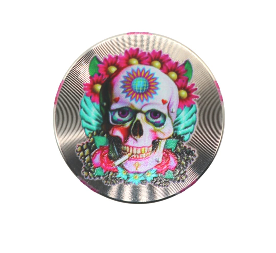 Aluminum Herb Skull Grinder