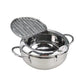 Stainless Steel Frying Pot With Temperature Control