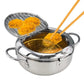 Stainless Steel Frying Pot With Temperature Control
