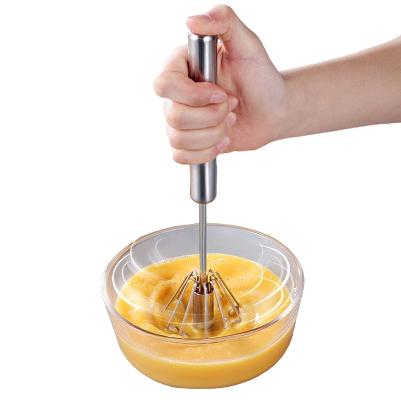 Stainless Steel Press Hand Whisk