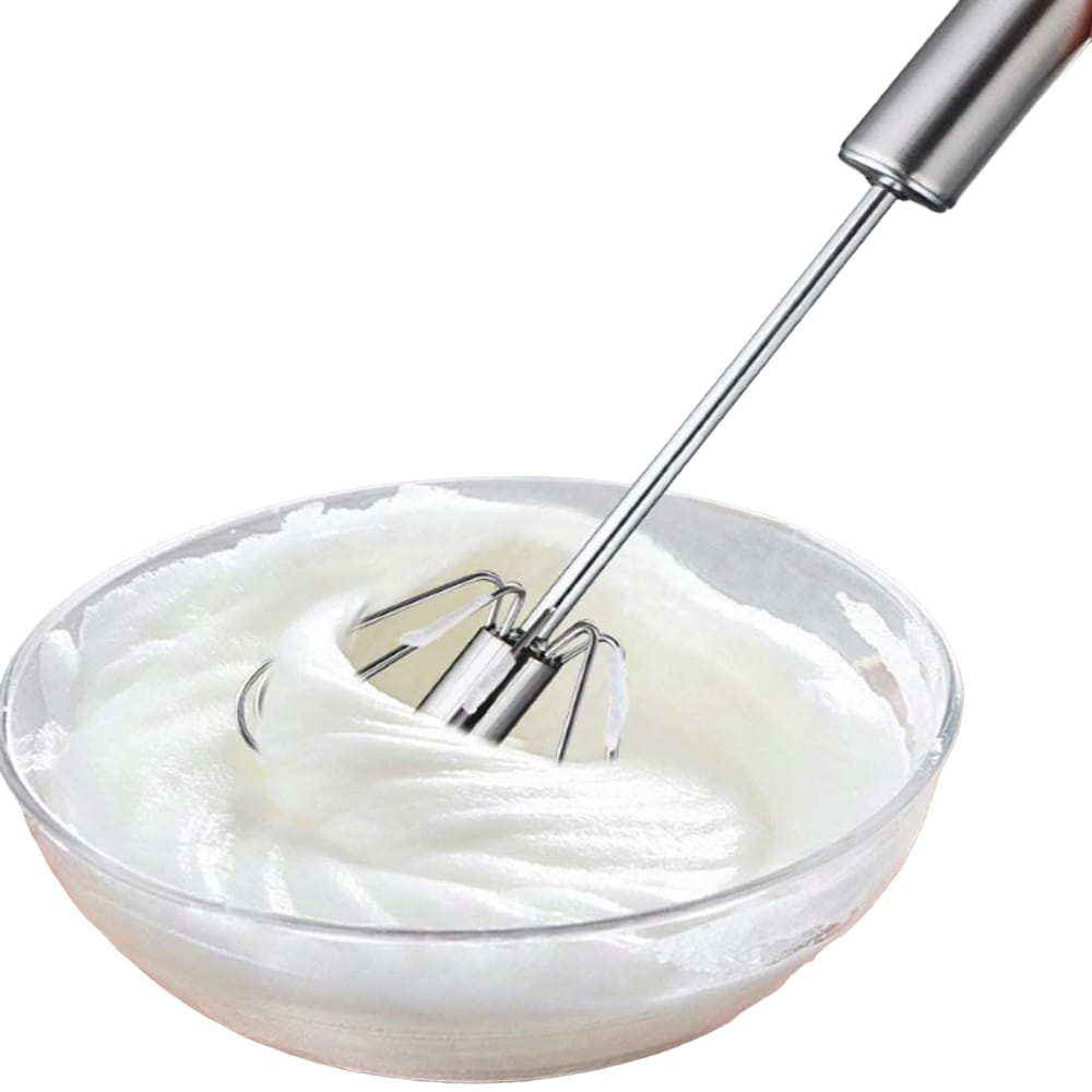 Stainless Steel Press Hand Whisk