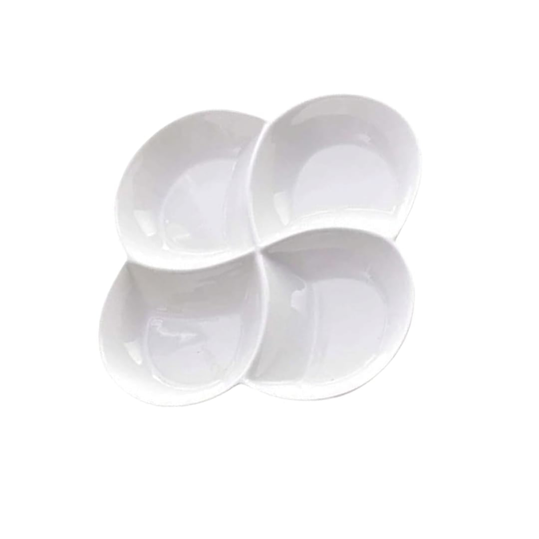 Divided Porcelain Dinner Plate