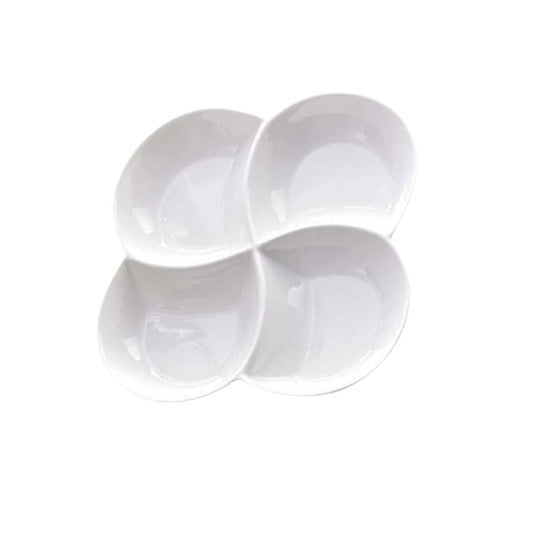 Divided Porcelain Dinner Plate