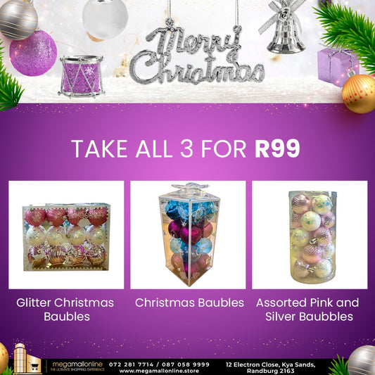 Colorful Christmas Baubles