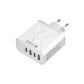 240W Multi-Port USB Charger 3 USB + 3 USB-C PD Fast Charging Adapter
