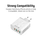 240W Multi-Port USB Charger 3 USB + 3 USB-C PD Fast Charging Adapter