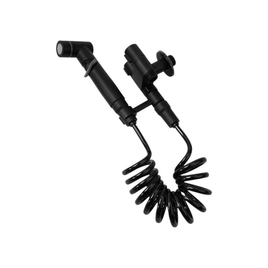 MHOME Handheld Bidet Sprayer Set Wall Mounted Adjustable Pressure Black
